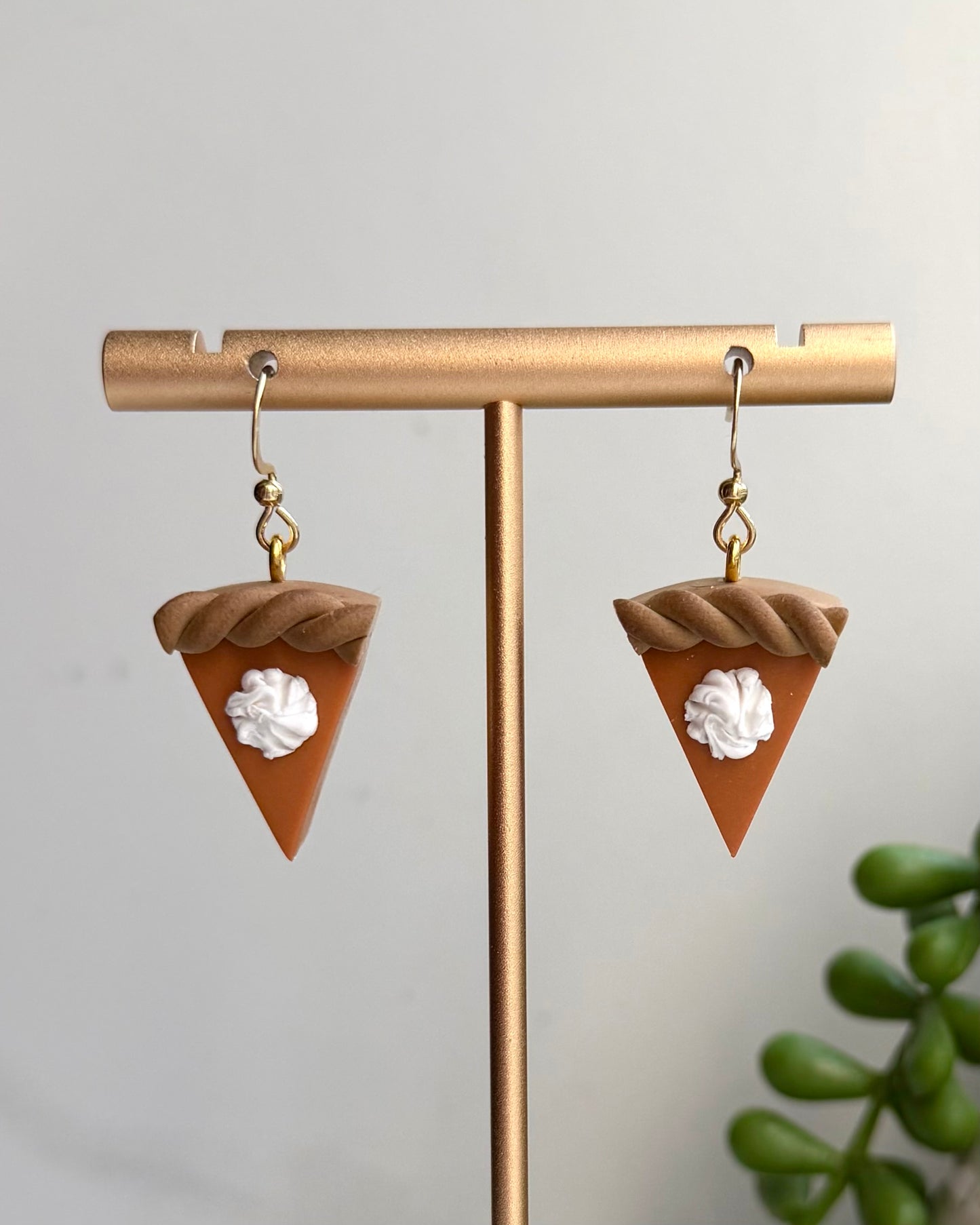 Pumpkin Pie Fishhook Earrings