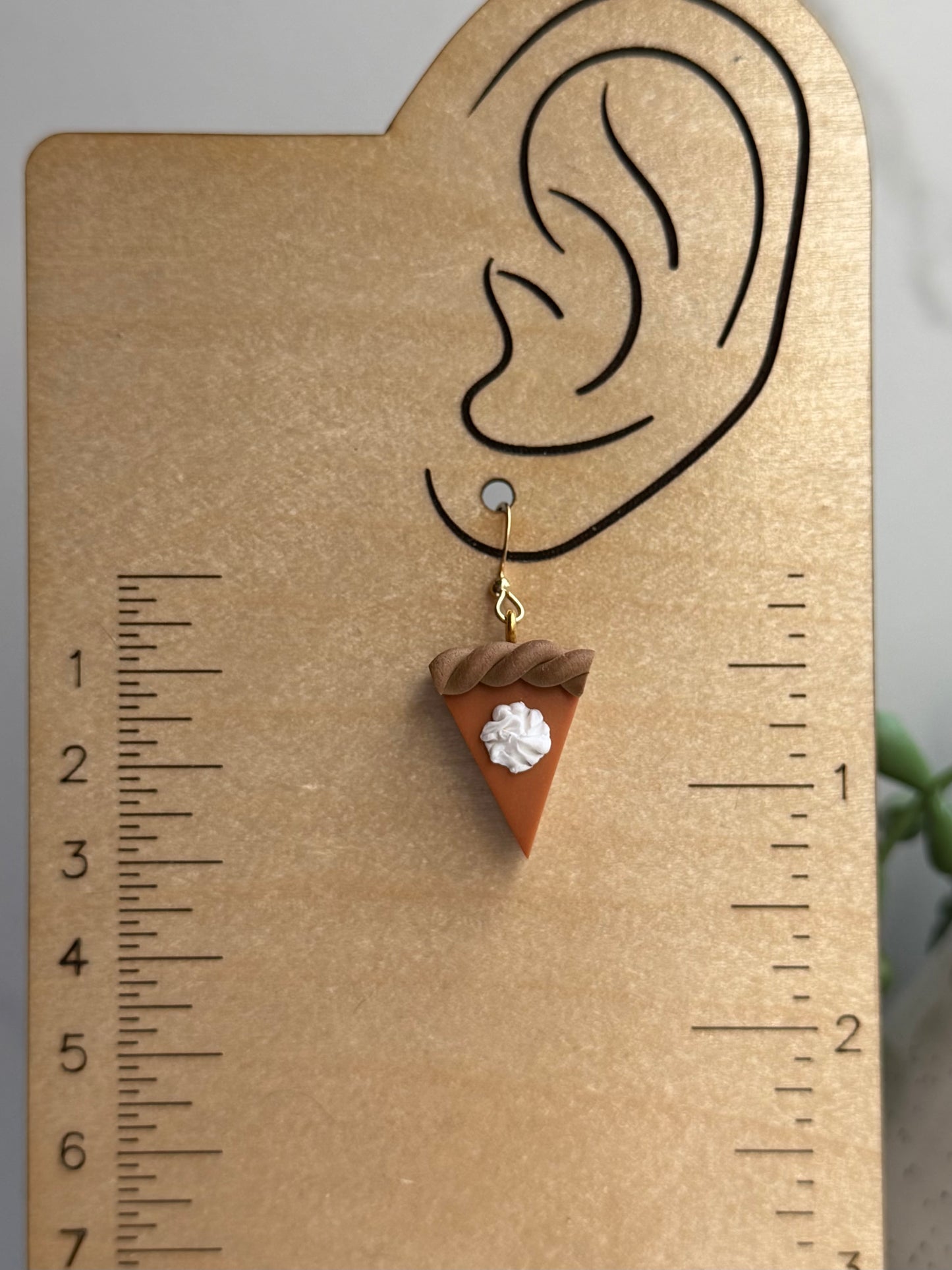 Pumpkin Pie Fishhook Earrings