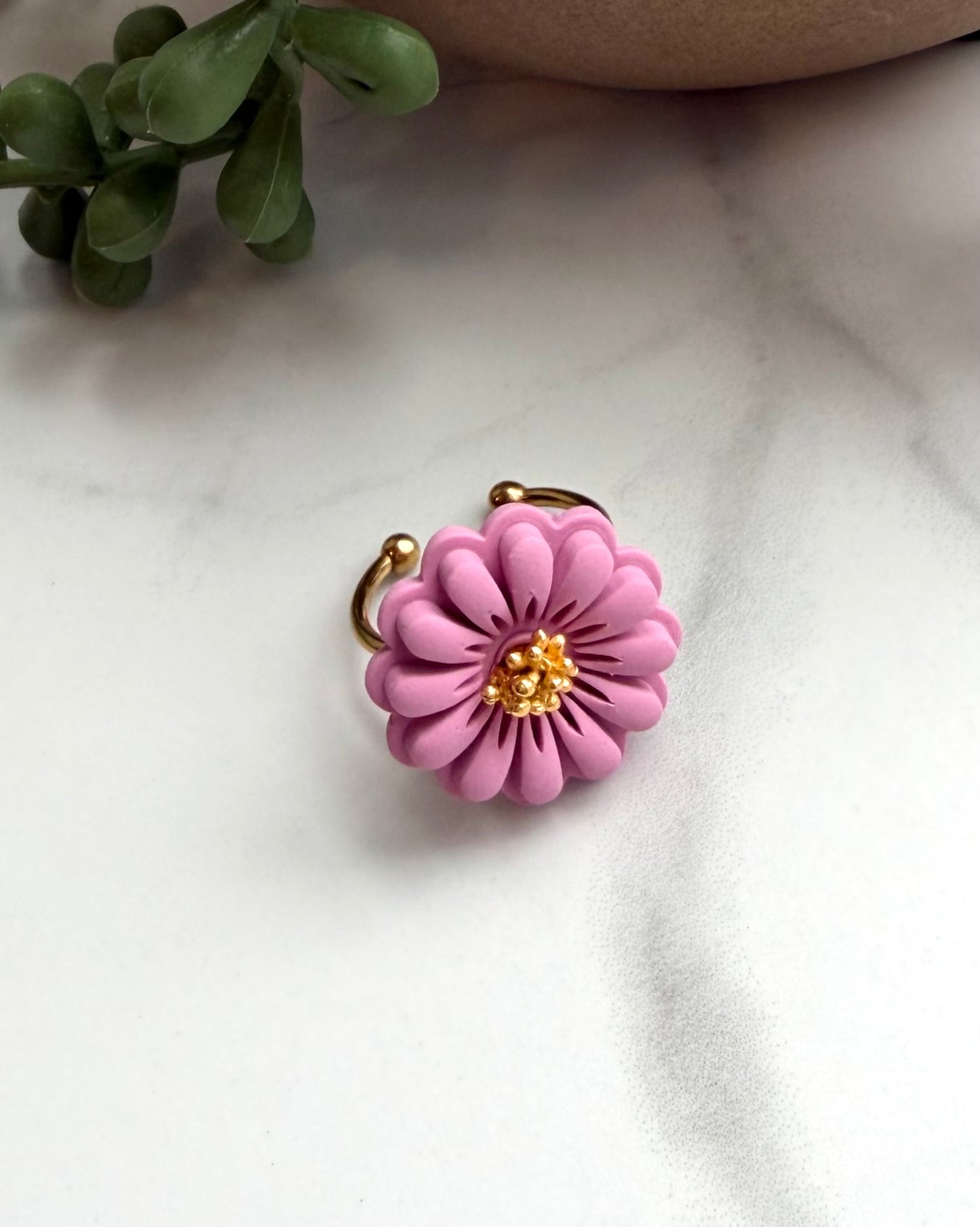 Bloom Daisy Ring (pink)
