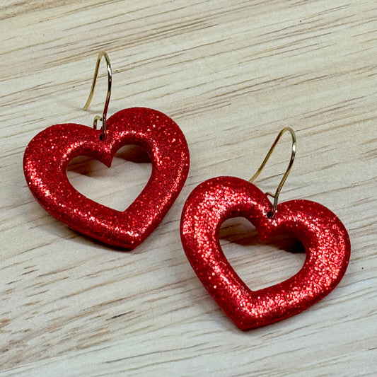 Glitter Heart Fishhook