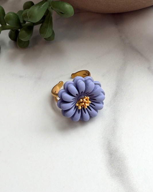 Bloom Daisy Ring (lavender)