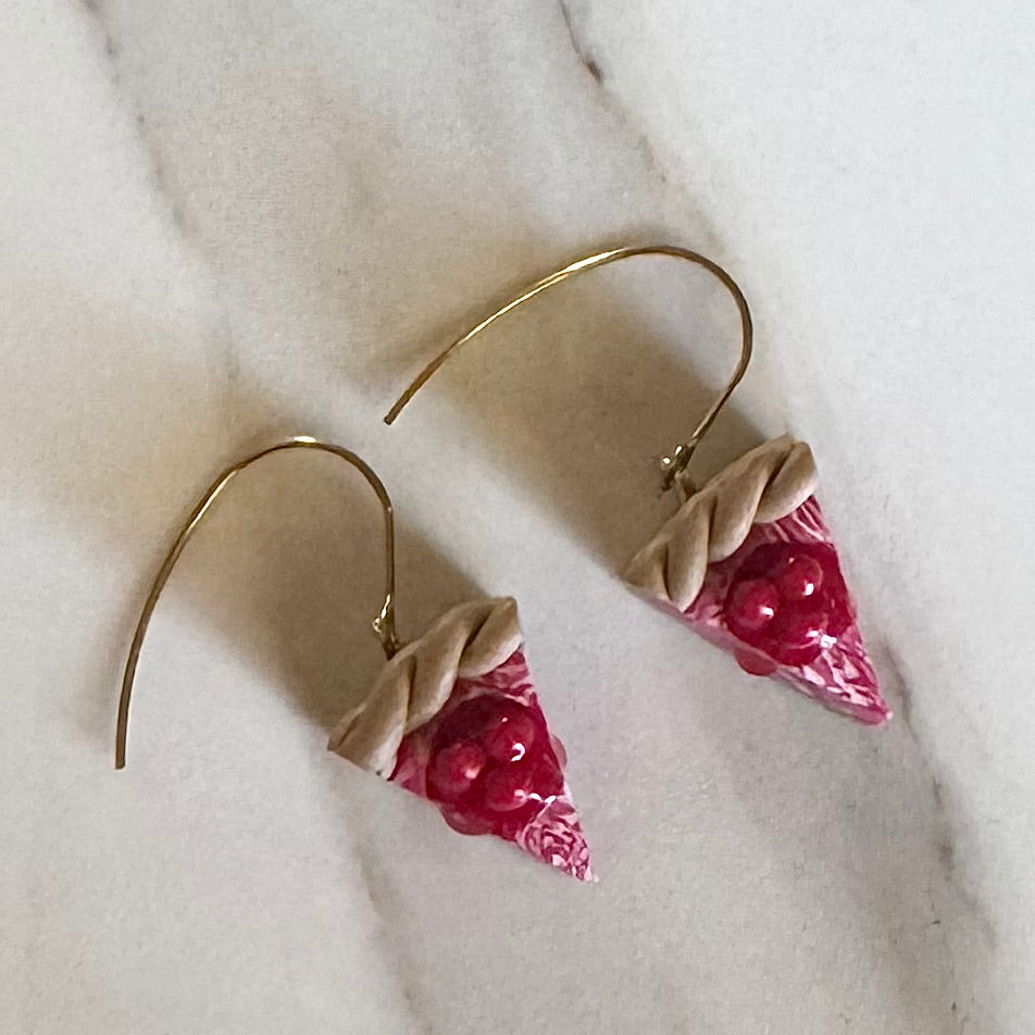 Cheesecake Swirl Earrings