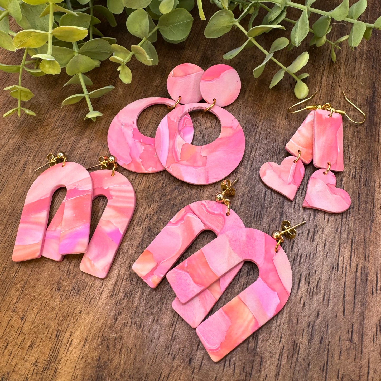 Sunset Arch Post Dangle Earrings