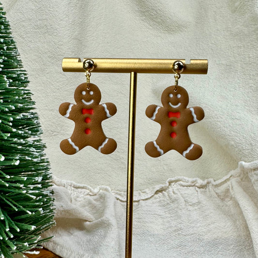 Gingerbread Post Earrings