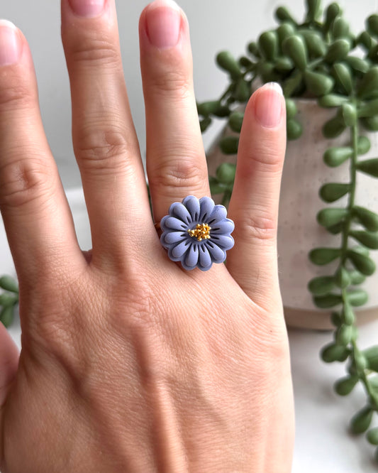 Bloom Daisy Ring (lavender)