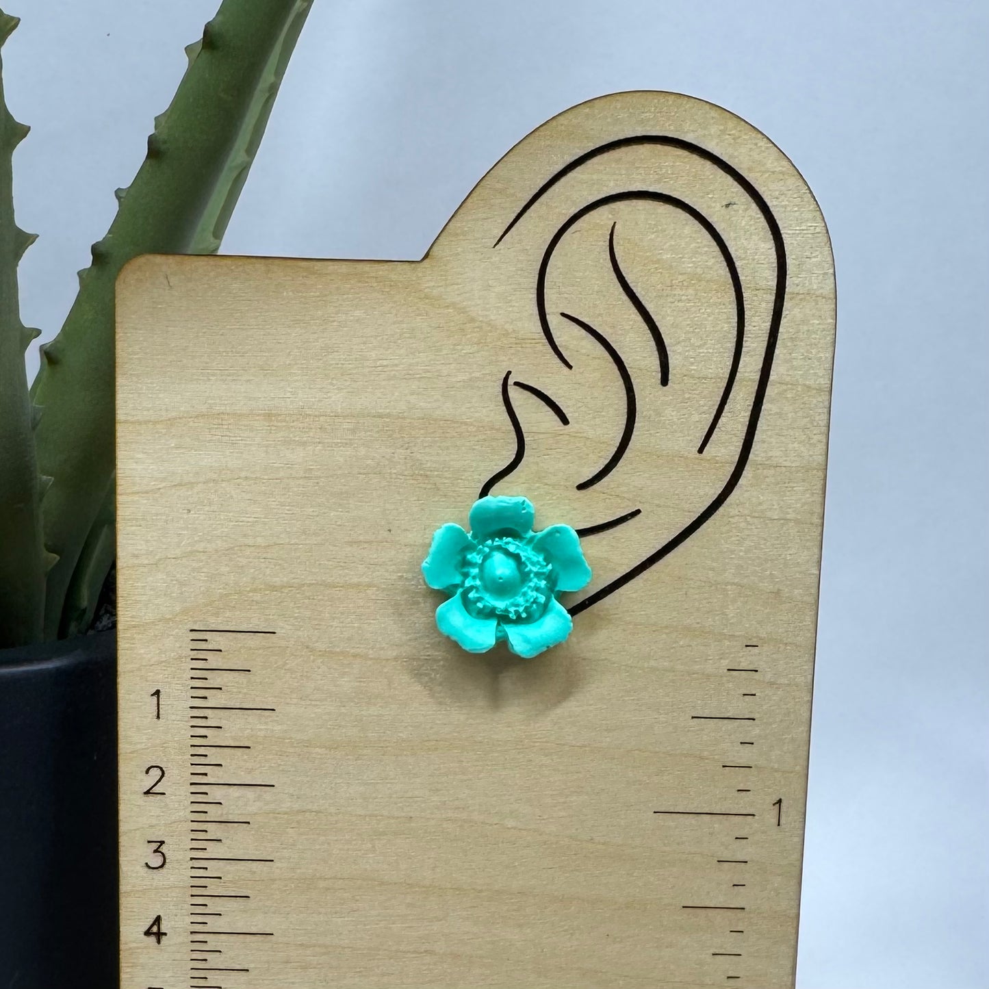 Wild Rose Studs Turqoise