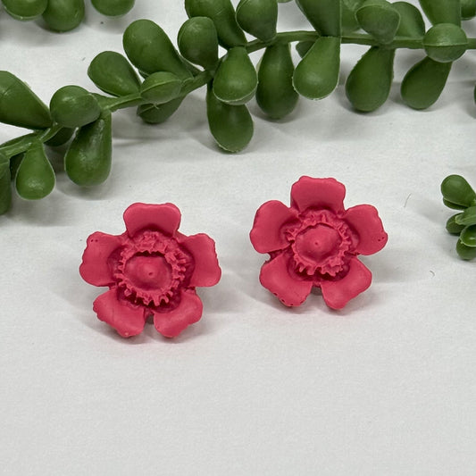 Wild Rose Studs Pink