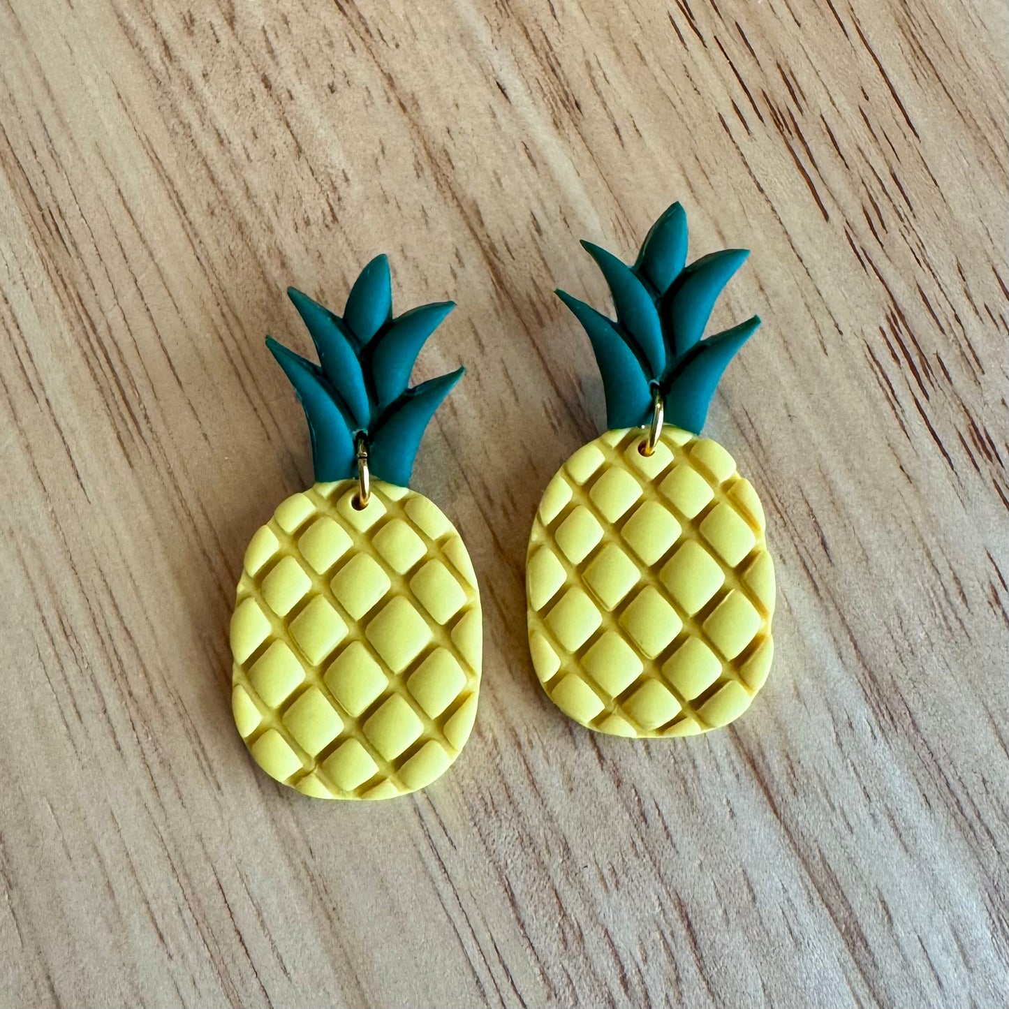 Pineapple Dangle Post Earrings