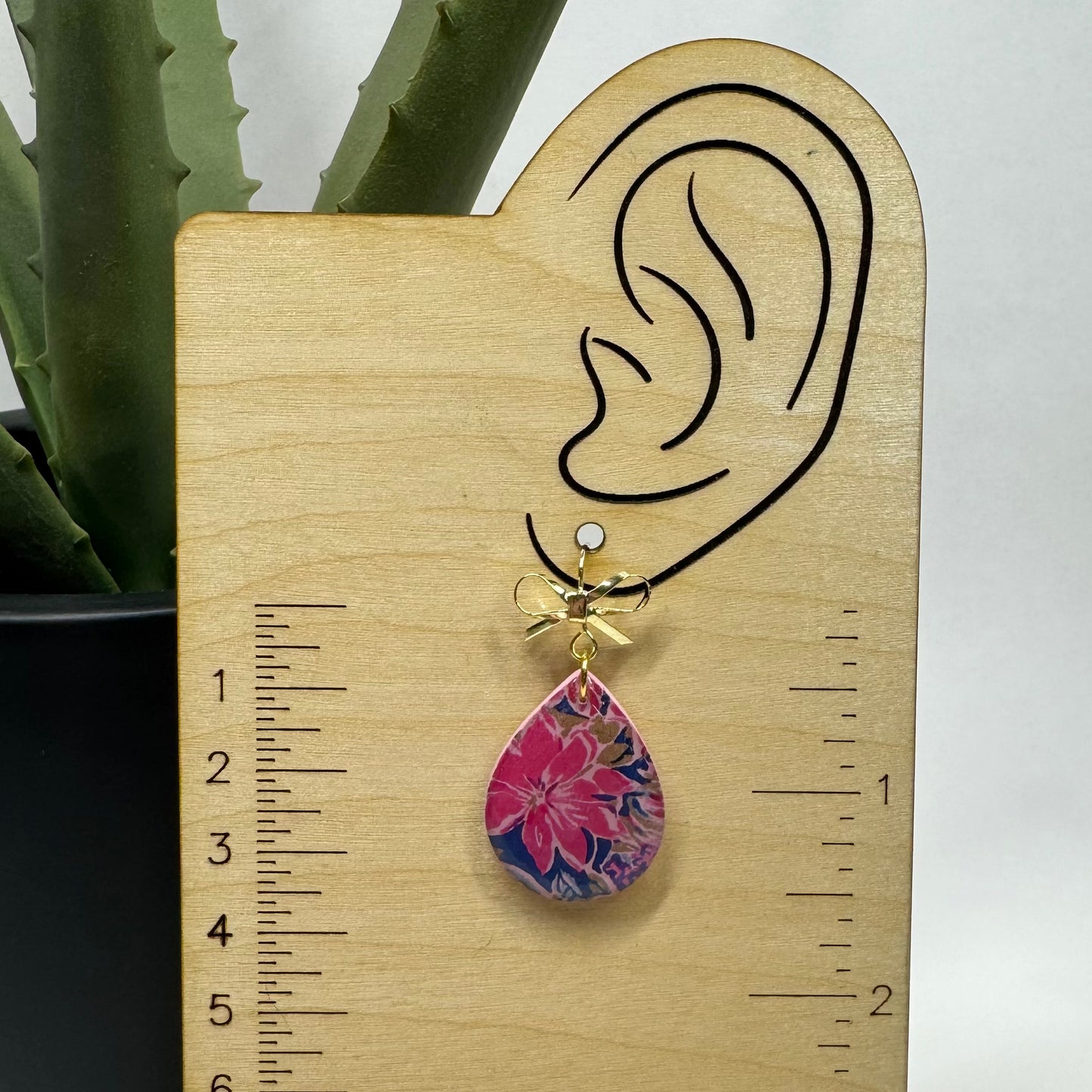 Garden Party Floral Teardrop Earrings
